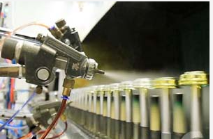 化妝瓶往復機噴涂機生產線