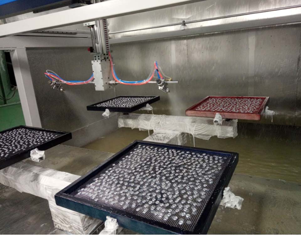 小飾品紐扣五金自動噴漆機(jī)